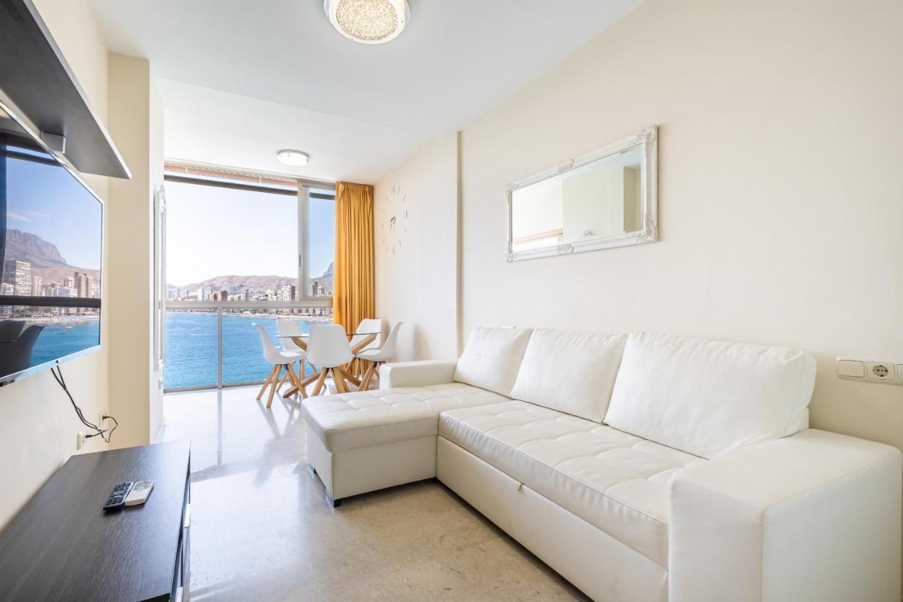 베니돔 Paraiso Lido Sea Views 1-D Levante Beach 아파트 외부 사진